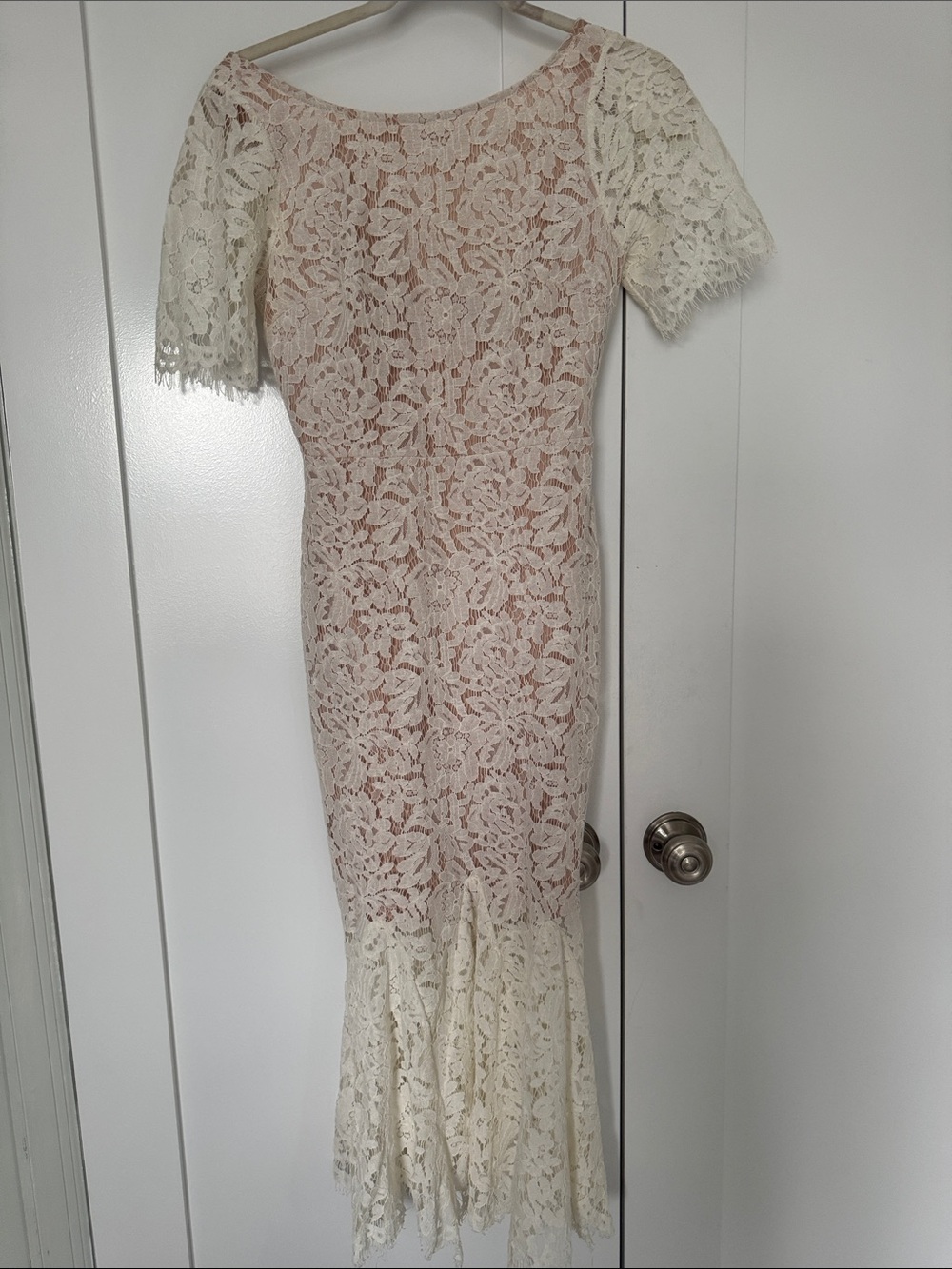 Lulu's Ivory Lace Mermaid Wedding Dress